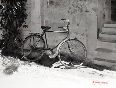 Original Realism Bicycle Paintings by Ramesh Jhawar