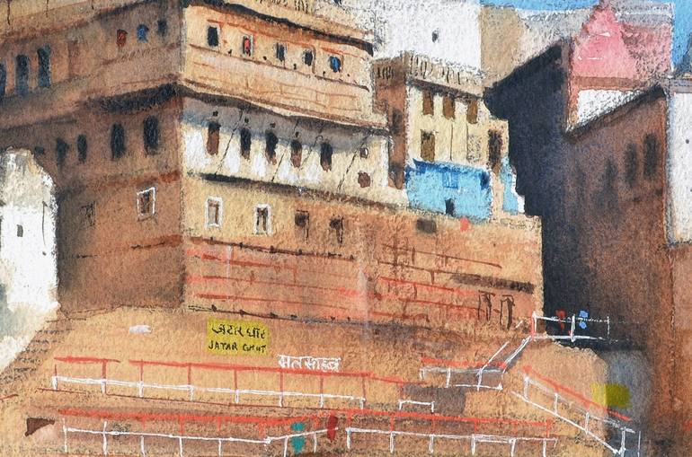 Original Contemporary Architecture Painting by Ramesh Jhawar