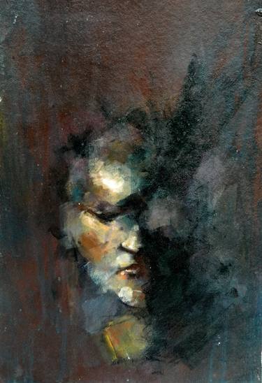 Original Portrait Painting by Marko Gacesa