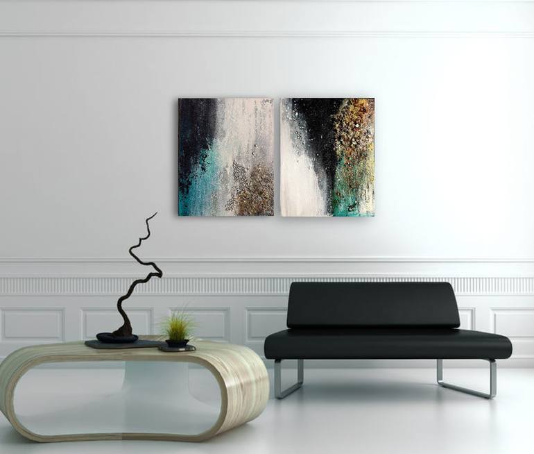 Original Abstract Painting by Henrieta Angel