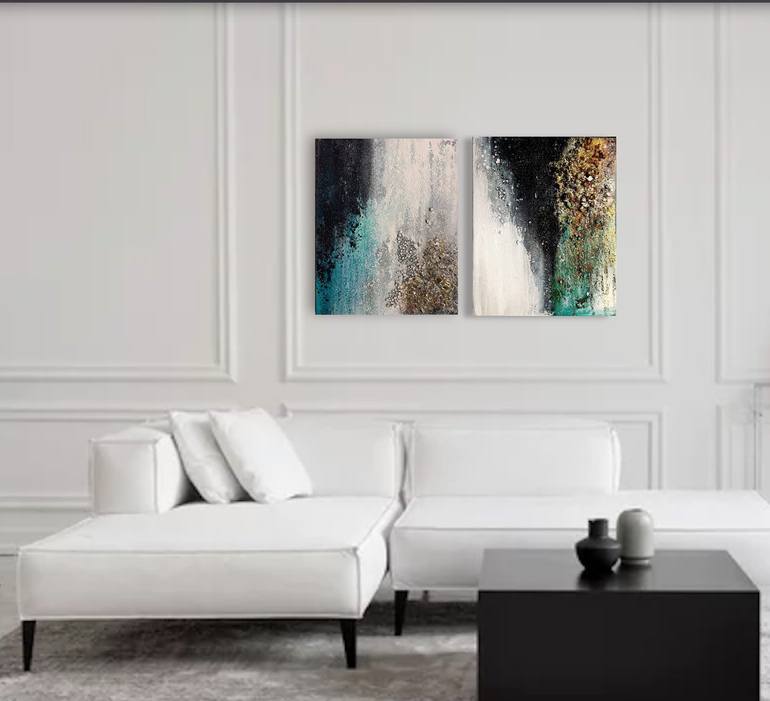 Original Abstract Painting by Henrieta Angel