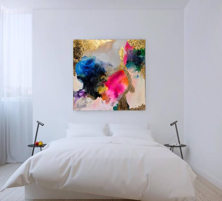 Original Abstract Painting by Henrieta Angel