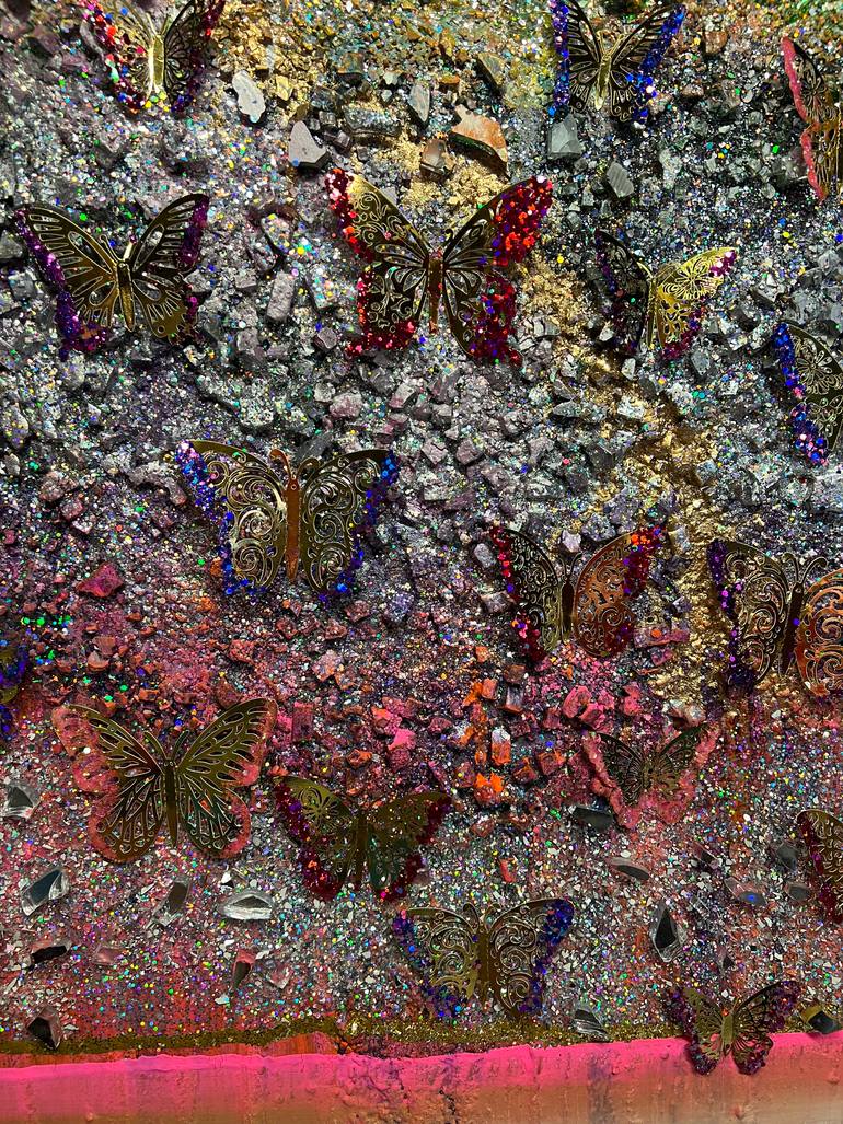 Original Art Deco Animal Painting by Henrieta Angel