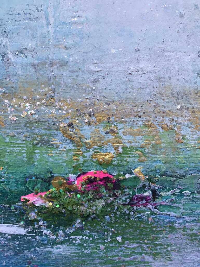 Original Abstract Landscape Painting by Henrieta Angel
