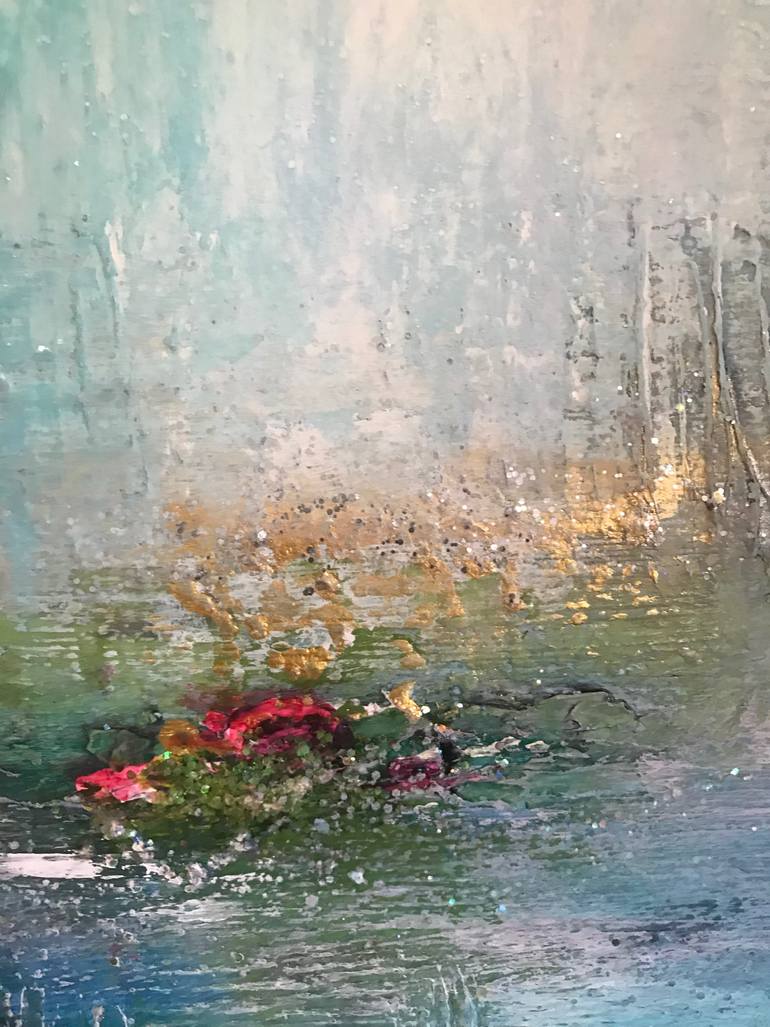 Original Abstract Landscape Painting by Henrieta Angel