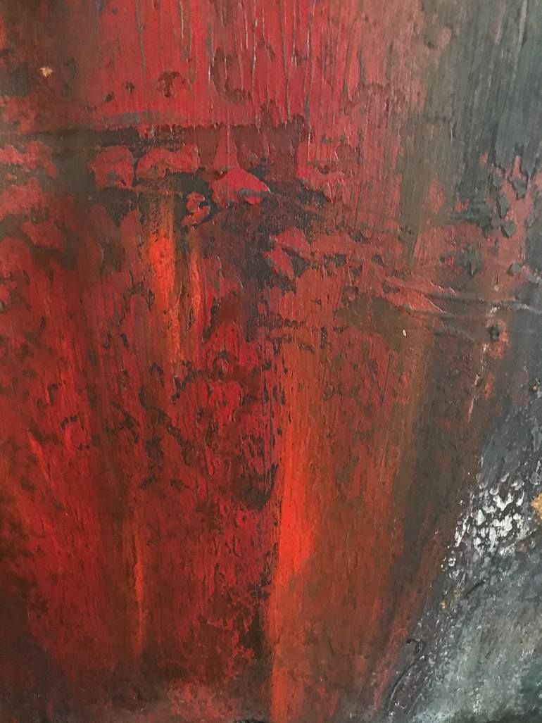 Original Abstract Animal Painting by Henrieta Angel