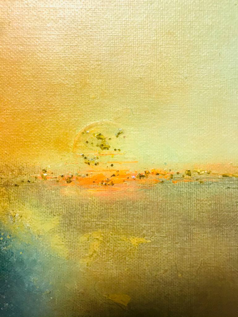 Original Art Deco Abstract Painting by Henrieta Angel