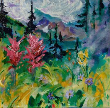 Print of Expressionism Nature Paintings by Trish Malcomess