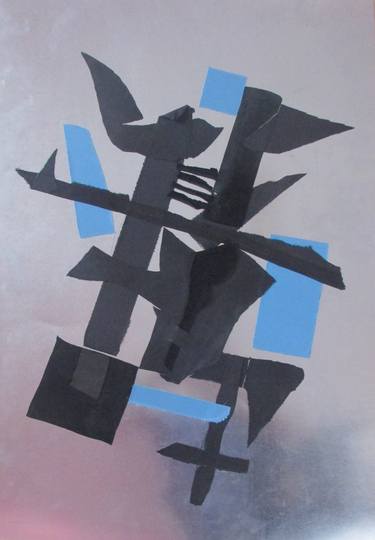 Print of Abstract Collage by Giorgi Mekvabishvili