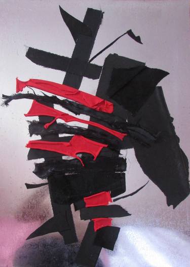 Print of Abstract Expressionism Abstract Collage by Giorgi Mekvabishvili