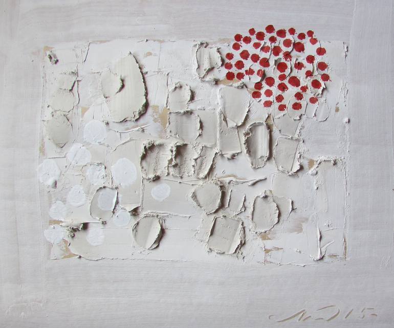 "composition with red dots".  - Print