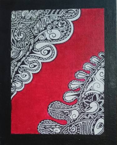 Print of Abstract Patterns Drawings by Dewi Syarimah Hassan