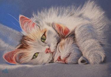 Original Realism Animal Drawings by Natalia Afonina