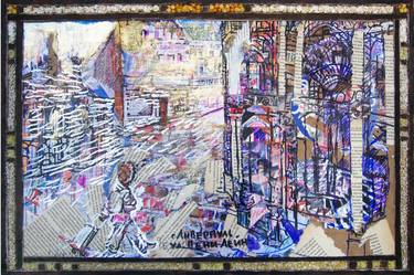 Original Fine Art Cities Collage by Sergei Suglobov