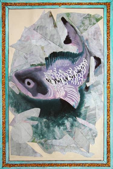 Print of Fish Collage by Sergei Suglobov