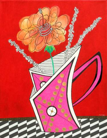 Original Contemporary Still Life Mixed Media by Jayne Somogy