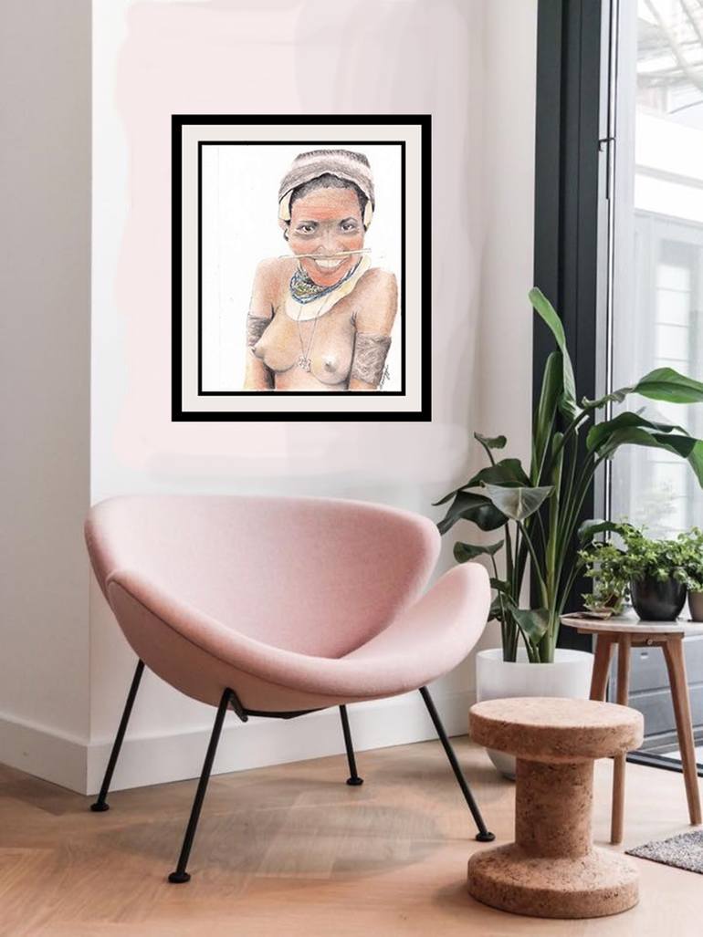 Original Figurative Other Drawing by Jayne Somogy