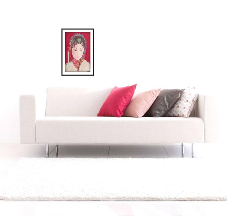 Original Pop Art Women Drawing by Jayne Somogy