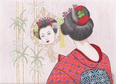 Ayano (Portrait of Japanese Geisha Girl) thumb
