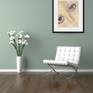 "Tree Tears" shown matted and framed in a room setting.