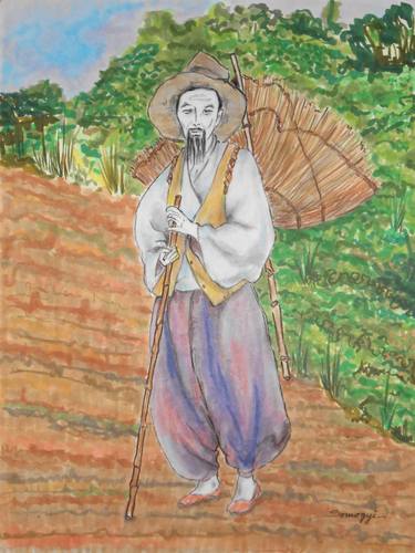 Korean Farmer (Portrait of Old Asian Man) thumb