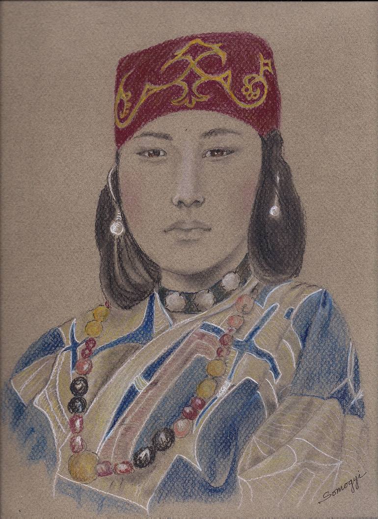 Ainu Woman (דיוקן אתני אסייתיAinu Woman (דיוקן אתני אסייתי  