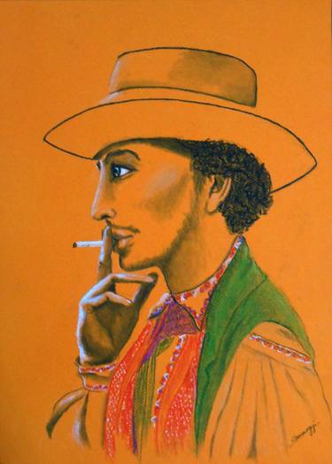 Print of Portraiture Men Drawings by Jayne Somogy