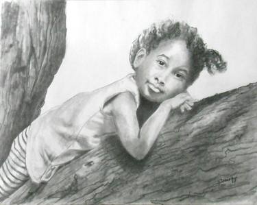 Kirikou, Dreaming (Portrait of African-American Child) thumb