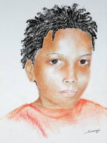 Print of Portraiture Children Drawings by Jayne Somogy