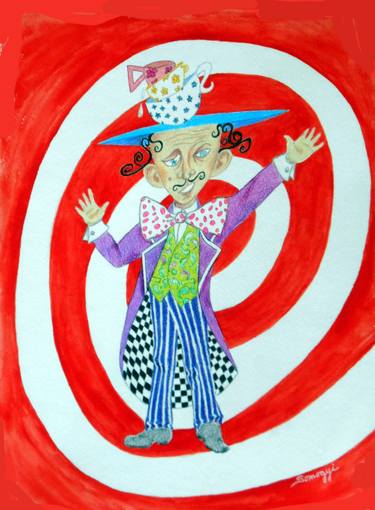 It's a Mad, Mad, Mad, Mad Tea Party -- humorous Mad Hatter thumb