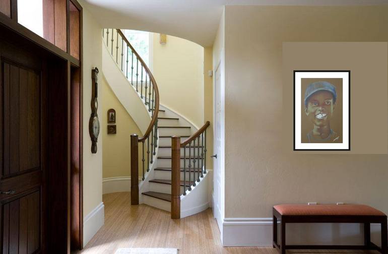 Original Minimalism Children Drawing by Jayne Somogy