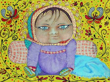 Original Children Paintings by Jayne Somogy