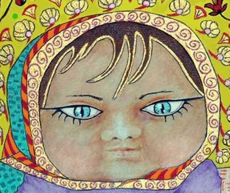 Original Figurative Children Painting by Jayne Somogy