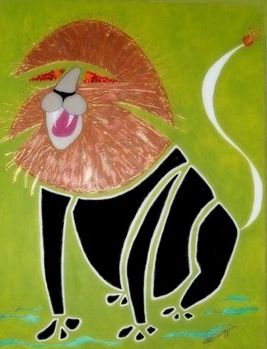 Original Pop Art Animal Paintings by Jayne Somogy