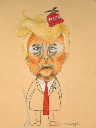 Orange Face, Red Hat (Donald Trump) thumb