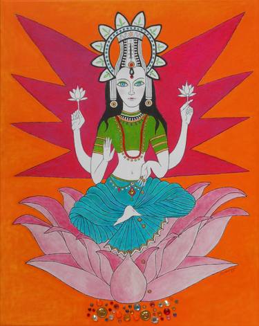 Lakshmi, Hindu Goddess of Wealth thumb