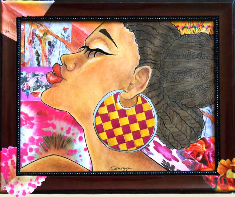 Original Contemporary Women Drawing by Jayne Somogy