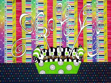 Original Pop Art Still Life Collage by Jayne Somogy