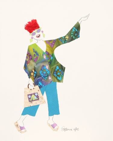 Original Fashion Collage by Suzanne Blender