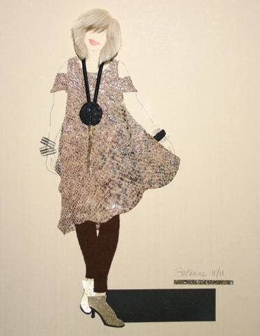 Original Fashion Collage by Suzanne Blender