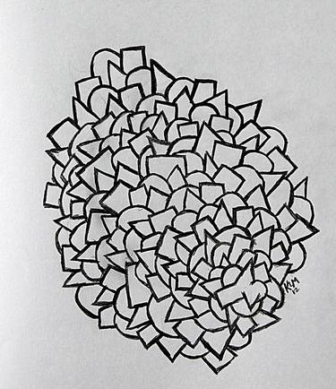 Original Abstract Geometric Drawing by Karleigh McGinnis