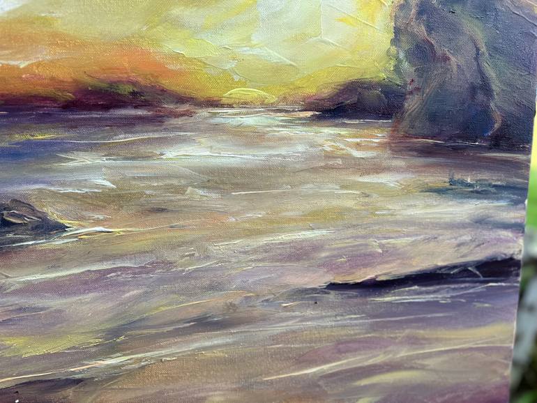 Original Realism Landscape Painting by Natalia Esanu