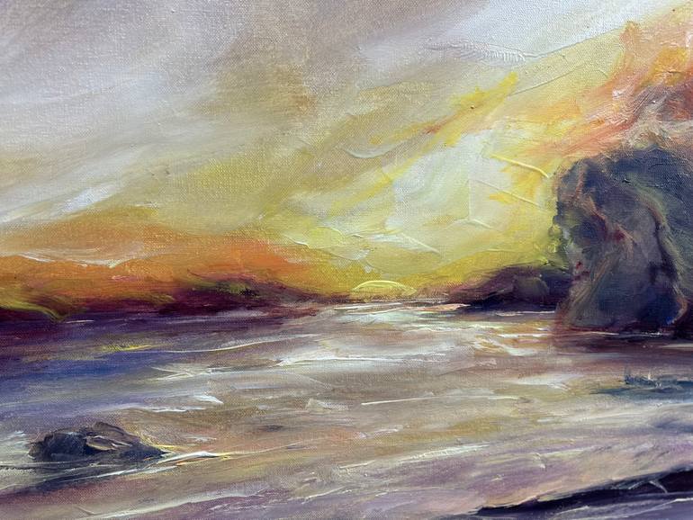 Original Realism Landscape Painting by Natalia Esanu