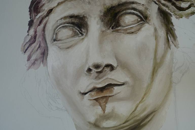 Original Contemporary Classical Mythology Painting by Jolita Linkeviciute