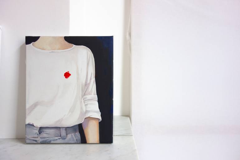 Original Figurative People Painting by Sophie Leblanc