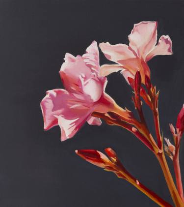 Original Figurative Floral Paintings by sophie leblanc