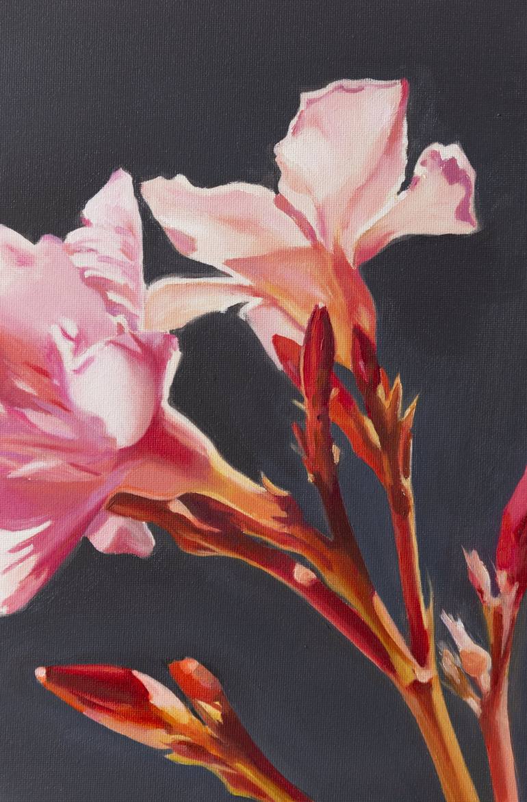 Original Figurative Floral Painting by sophie leblanc