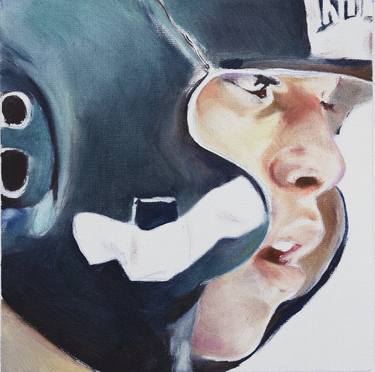 Original Realism Sports Paintings by sophie leblanc