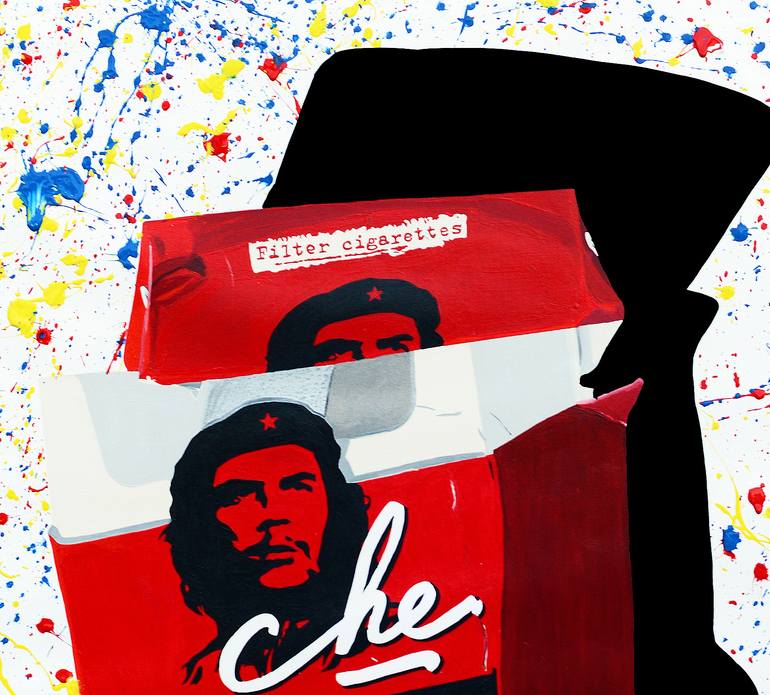 Original Figurative Pop Culture/Celebrity Painting by Claude Charlier