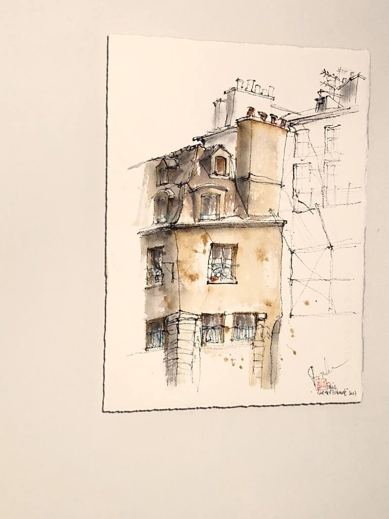 Original Other Architecture Drawing by Barbara Luel